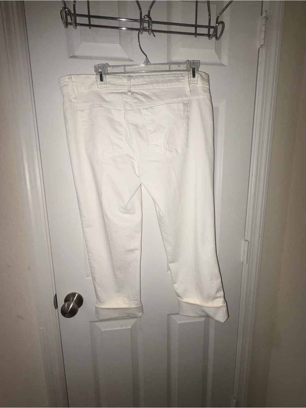 Joe's Jeans Women's White Cropped Straight-Leg Jeans